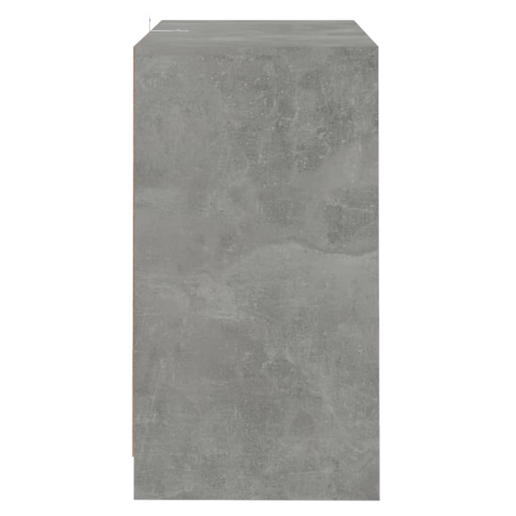 Credenza Grigio Cemento 70x41x75 cm in Truciolato 809750