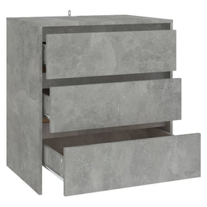Credenza Grigio Cemento 70x41x75 cm in Truciolato 809750
