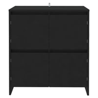 Credenza Nera 70x41x75 cm in Truciolato cod mxl 6102