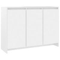 Credenza-Buffet-Armadio da cucina Bianca 102x33x75 cm in Truciolato