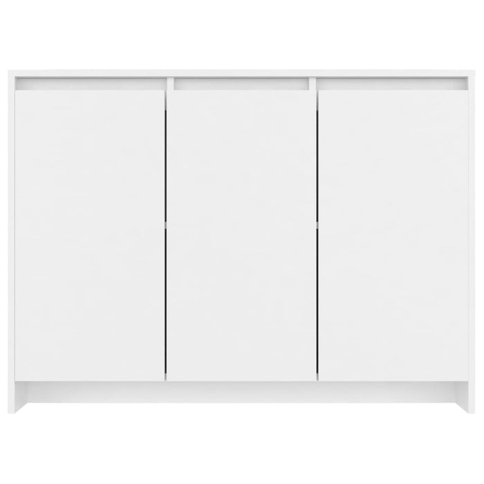 Credenza-Buffet-Armadio da cucina Bianca 102x33x75 cm in Truciolato