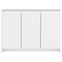 Credenza Bianca 102x33x75 cm in Truciolato 809773