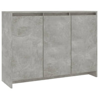 Credenza Grigio Cemento 102x33x75 cm in Truciolato 809777