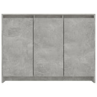 Credenza Grigio Cemento 102x33x75 cm in Truciolato 809777