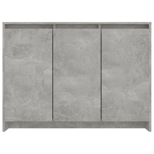 Credenza Grigio Cemento 102x33x75 cm in Truciolato 809777