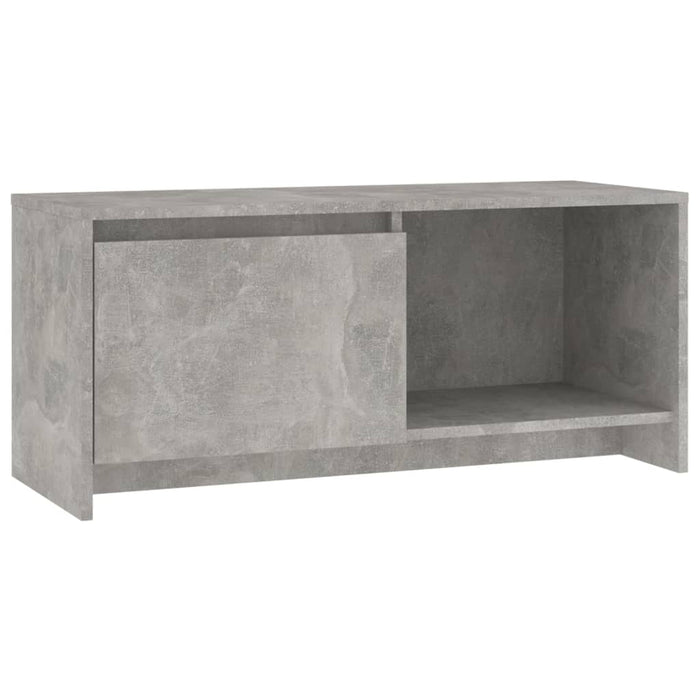 Mobile TV Grigio Cemento 90x35x40 cm in Truciolato 809786
