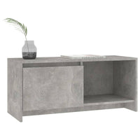 Mobile TV Grigio Cemento 90x35x40 cm in Truciolato 809786