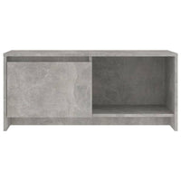 Mobile TV Grigio Cemento 90x35x40 cm in Truciolato 809786