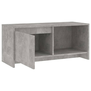 Mobile TV Grigio Cemento 90x35x40 cm in Truciolato 809786