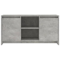 Mobile Porta TV Grigio Cemento 102x37,5x52,5 cm in Truciolato 809795