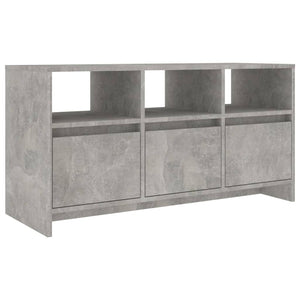 Mobile Porta TV Grigio Cemento 102x37,5x52,5 cm in Truciolato 809804
