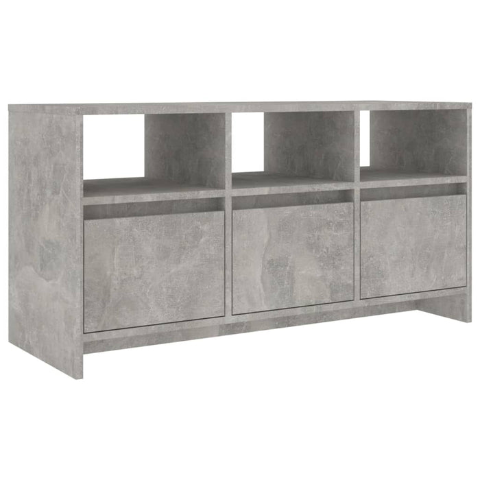Mobile Porta TV Grigio Cemento 102x37,5x52,5 cm in Truciolato 809804