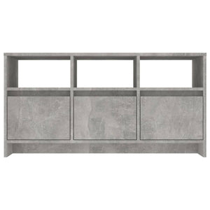 Mobile Porta TV Grigio Cemento 102x37,5x52,5 cm in Truciolato 809804
