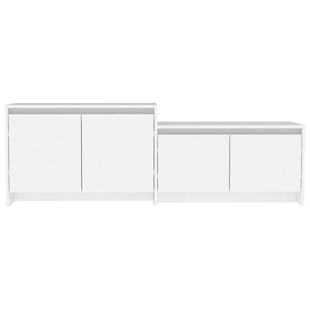 Mobile TV Bianco 146,5x35x50 cm in Truciolato 809809