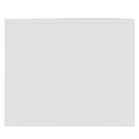 Tavolino da Salotto Bianco 90x50x41,5 cm in Legno Multistrato