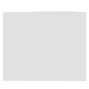 Tavolino da Salotto Bianco 90x50x41,5 cm in Legno Multistrato