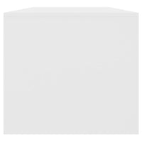 Tavolino da Salotto Bianco 102x50x45 cm Legno Multistrato 809827