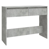 Tavolo Consolle Grigio Cemento 100x35x76,5 cm in Truciolato 809840