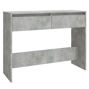 Tavolo Consolle Grigio Cemento 100x35x76,5 cm in Truciolato 809840