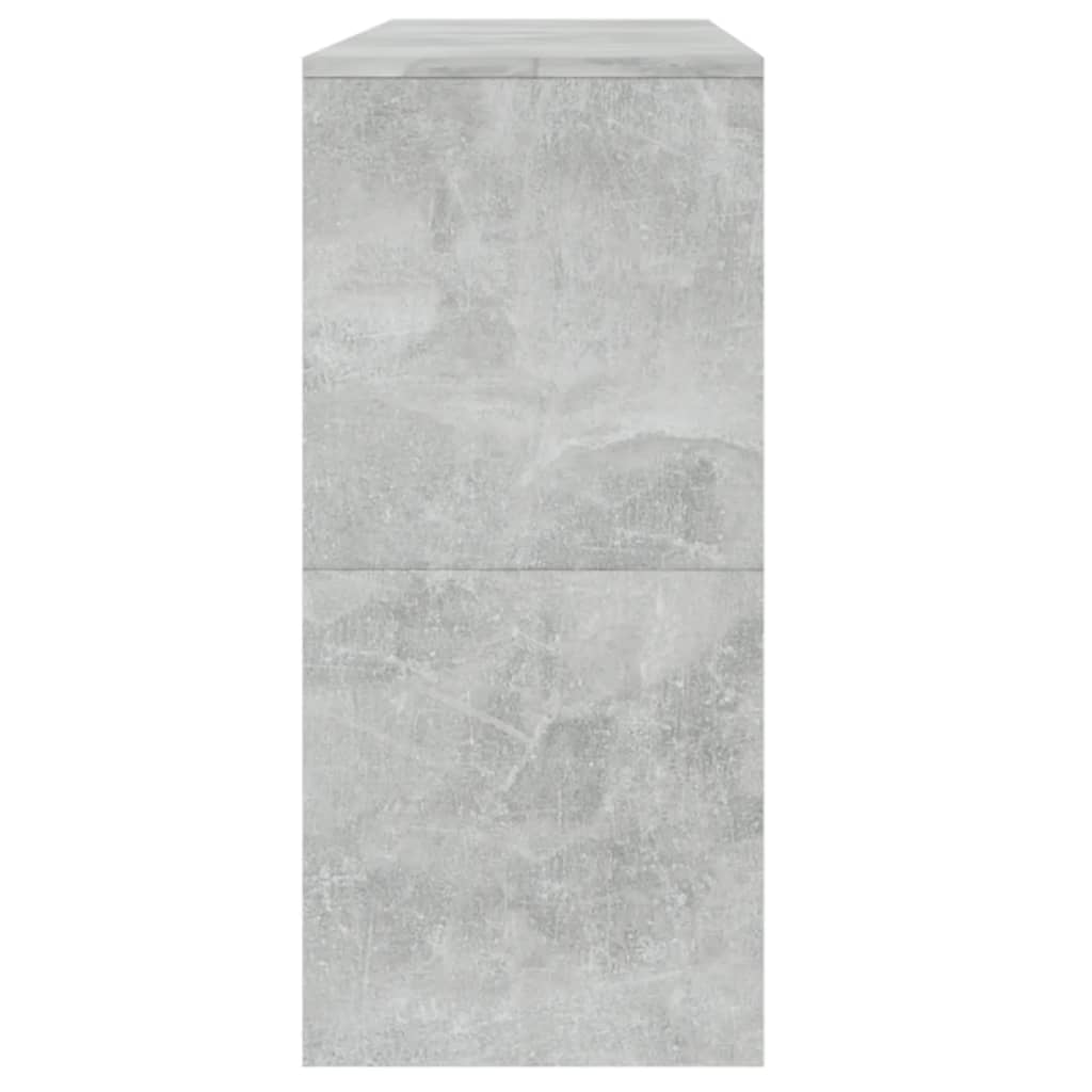 Tavolo Consolle Grigio Cemento 100x35x76,5 cm in Truciolato 809840