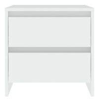 Comodino Bianco 45x34,5x44,5 cm in Legno Ingegnerizzato 809845