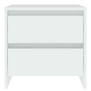 Comodino Bianco 45x34,5x44,5 cm in Legno Ingegnerizzato cod mxl 31105