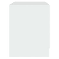 Comodino Bianco 45x34,5x44,5 cm in Legno Ingegnerizzato cod mxl 31105