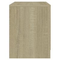 Comodino Rovere Sonoma 45x34,5x44,5 cm in Truciolato 809851