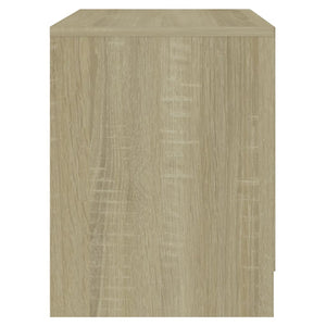 Comodino Rovere Sonoma 45x34,5x44,5 cm in Truciolato 809851