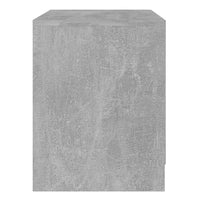 Comodini 2 pz Grigio Cemento 45x34,5x44,5 cm in Truciolato 809854