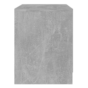 Comodini 2 pz Grigio Cemento 45x34,5x44,5 cm in Truciolato 809854