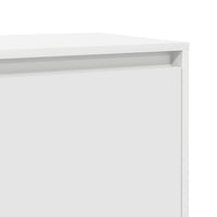 Comodino Bianco 45x34x44,5 cm in Truciolato 809863