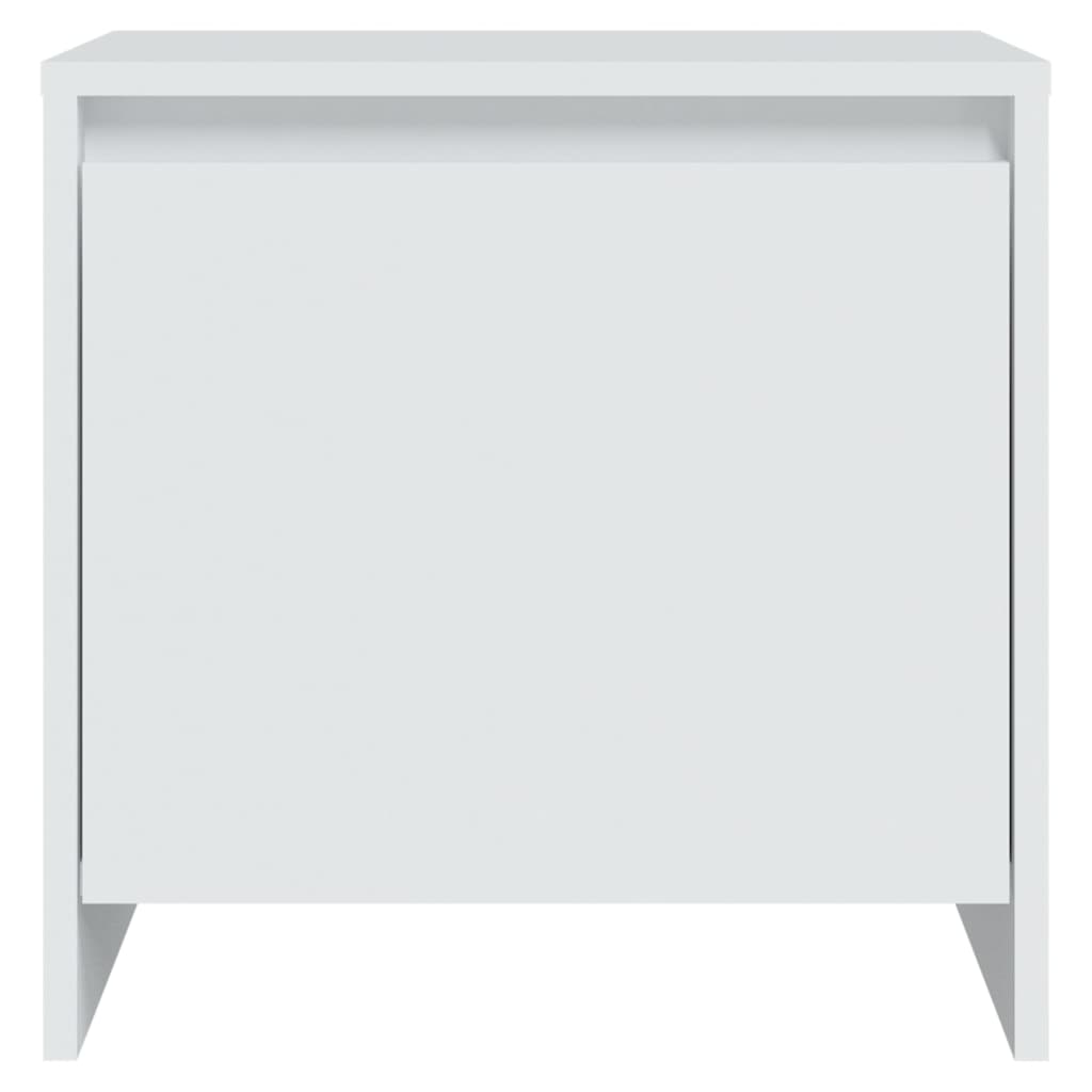 Comodini 2 pz Bianchi 45x34x44,5 cm in Truciolato 809864