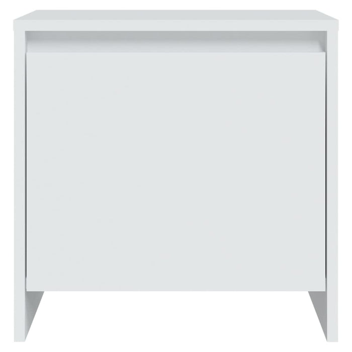 Comodini 2 pz Bianchi 45x34x44,5 cm in Truciolato 809864