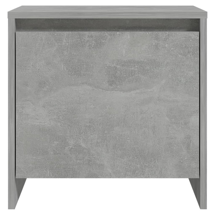 Comodini 2 pz Grigio Cemento 45x34x44,5 cm in Truciolato 809872