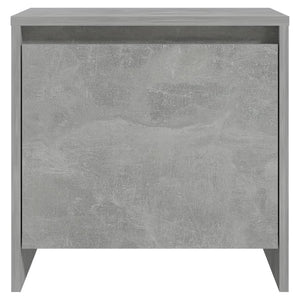 Comodini 2 pz Grigio Cemento 45x34x44,5 cm in Truciolato cod mxl 30414