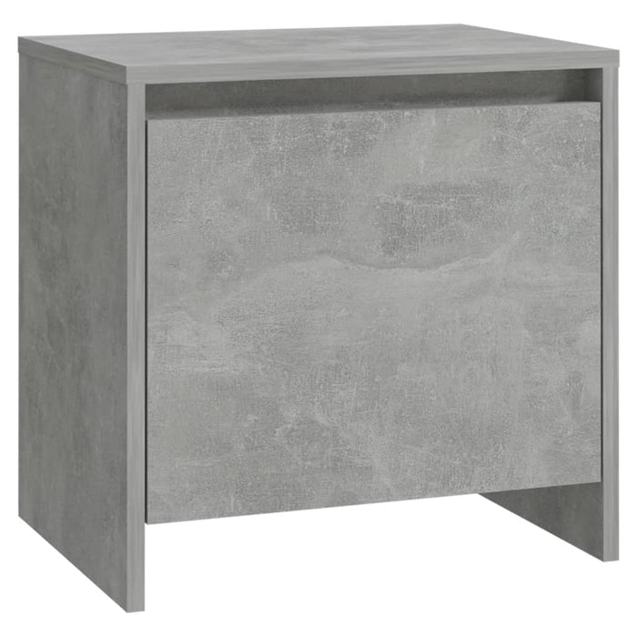 Comodini 2 pz Grigio Cemento 45x34x44,5 cm in Truciolato cod mxl 30414
