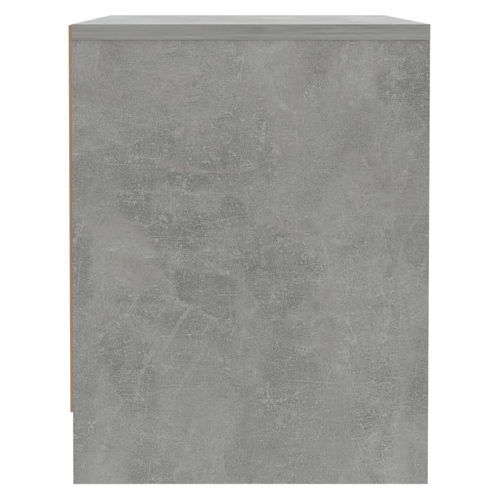 Comodini 2 pz Grigio Cemento 45x34x44,5 cm in Truciolato cod mxl 30414