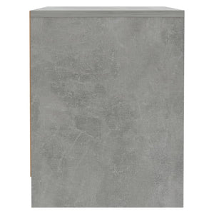 Comodini 2 pz Grigio Cemento 45x34x44,5 cm in Truciolato cod mxl 30414