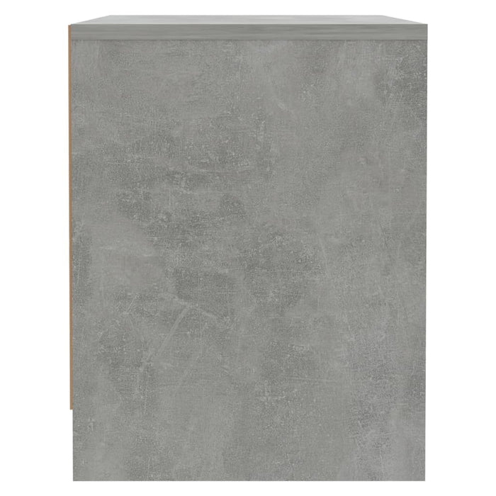 Comodini 2 pz Grigio Cemento 45x34x44,5 cm in Truciolato cod mxl 30414