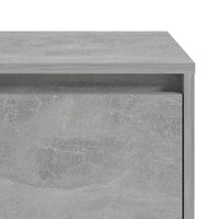 Comodini 2 pz Grigio Cemento 45x34x44,5 cm in Truciolato cod mxl 30414