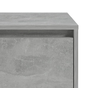 Comodini 2 pz Grigio Cemento 45x34x44,5 cm in Truciolato cod mxl 30414