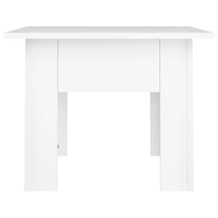 Tavolino da Salotto Bianco 55x55x42 cm in Legno Multistrato 810235