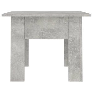 Tavolino da Caffè Grigio Cemento 55x55x42 cm in Truciolato 810239