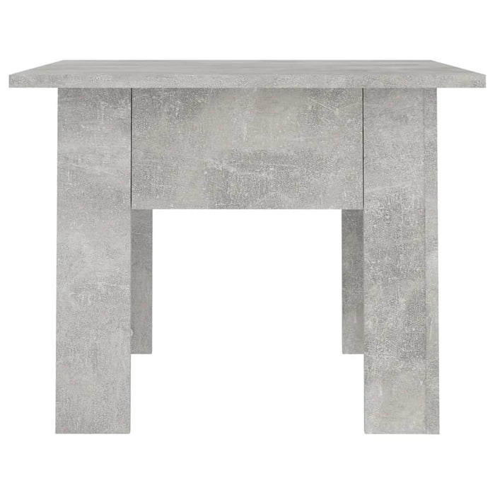 Tavolino da Caffè Grigio Cemento 55x55x42 cm in Truciolato 810239