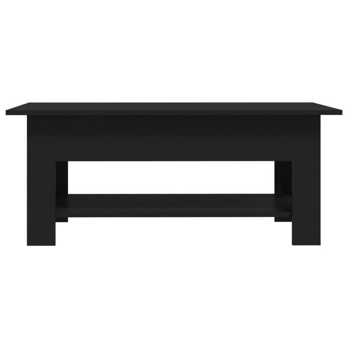 Tavolino da Salotto Nero 102x55x42 cm in Truciolato 810254