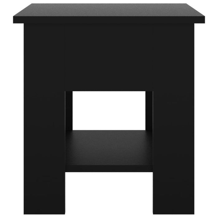 Tavolino da Salotto Nero 40x40x42 cm in Legno Multistrato 810272