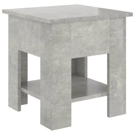 Tavolino da Salotto-Tavolino da soggiorno Grigio 40x40x42 cm in Legno Multistrato
