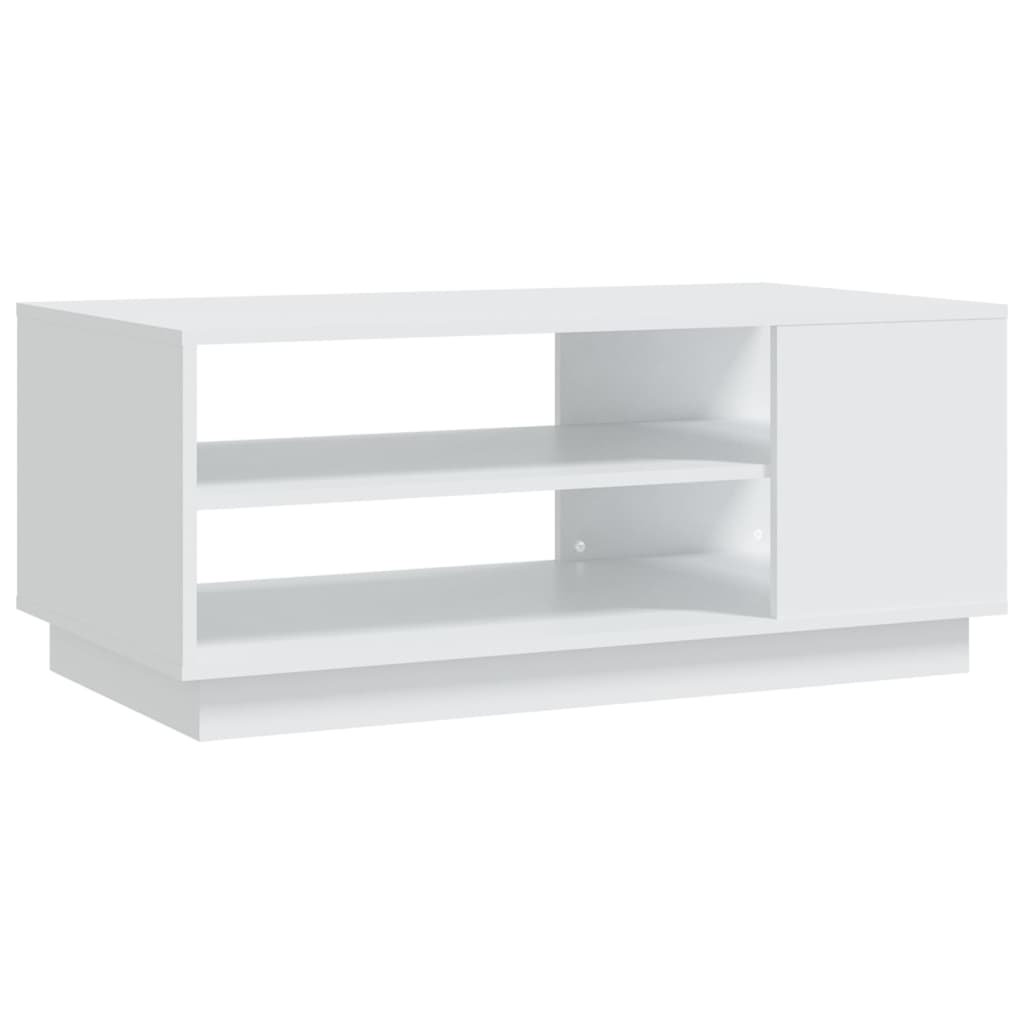 Tavolino da Salotto Bianco 102x55x43 cm in Truciolato cod mxl 19280