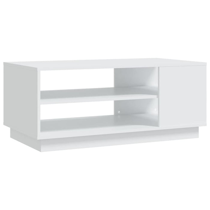 Tavolino da Salotto Bianco 102x55x43 cm in Truciolato cod mxl 19280
